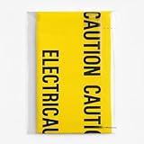 315 Supplies CAUTION ELECTRICAL Warning Tape – 25m Length – Bright Yellow Underground Safety Marker Tape for Cable Identification – Heavy-Duty, Weatherproof, Flat-Packed for Easy Storage (25 Metres)