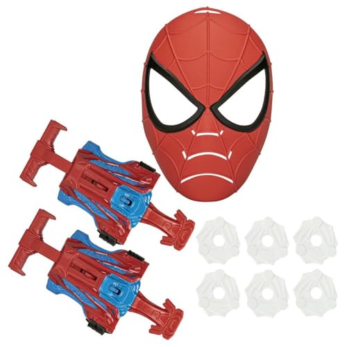 Marvel Spiderman Roleplay Set Mask With Web Shooters