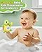 KISSONE Baby Bath Thermometer, Digital Water Temperature Monitor for Newborns & Toddlers, Accurate Temperature Readings, BPA-Free, °F/°C, Floating Turtle Toy with Bath Water Safety