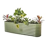 Vego garden 26' Extra Tall Raised Garden Bed Kits, 9 in 1 Modular Raised Planter...