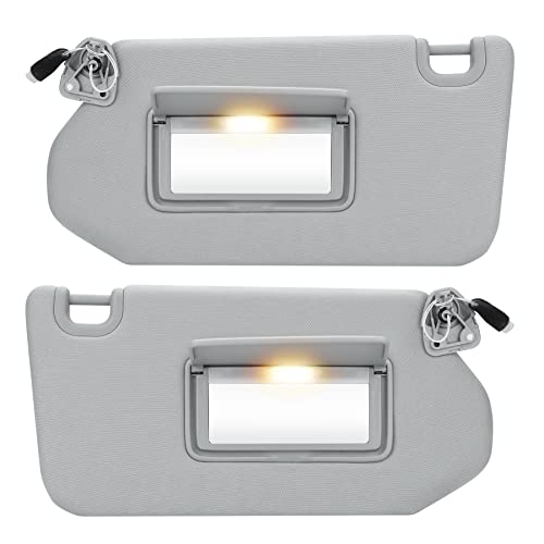 TadaMark Left Driver & Right Passenger Sun Visor for Nissan Pathfinder