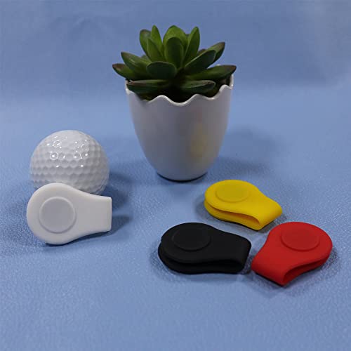 Myartte Silicone Golf Ball Marker Hat Clip Strong Magnetic Closure Great For Golf Gift For Women Men Golfer (Pack Of 3 4 Or 7) #TOP2