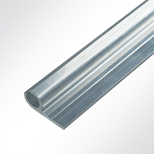 Kederschiene Lysel Kederleiste 15x30mm pressblank 3m für Keder 6-9mm