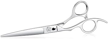 Smith Chu Left Handed Hair Cutting Scissors - 6 Inch Barber Shears | Professional Razor Blades, Japanese 440 C Stainless Steel, Handmade, Ergonomic Handle, Stay Sharp