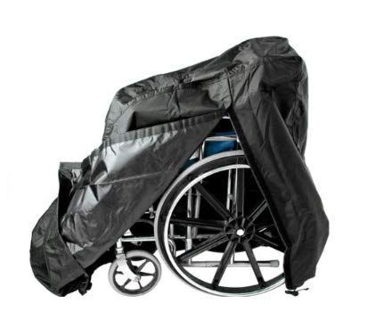 image for Diestco Manual Wheelchair Cover Accessory Durable Black Lightweight Ny