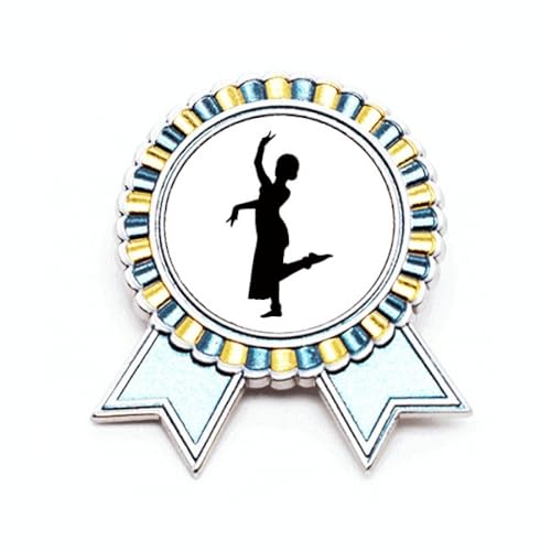 Broche paon en métal taille M pour tenue de danse artistique