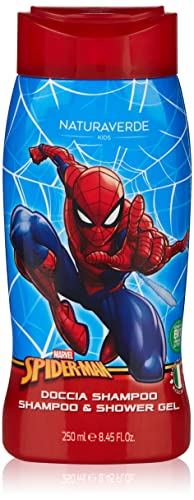 NATURAVERDE KIDS - MARVEL SPIDER-MAN SHAMPOO DUSCH MED BIO havreextrakt, 250 ml
