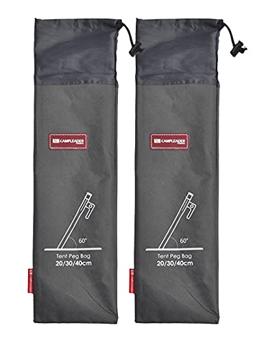 TempFoo Bolsa para estacas para tienda de campaña, bolsa para estacas para tienda portátil, bolsa para martillos para tiendas de campaña y otros accesorios (39 cm2 unidades) Cover