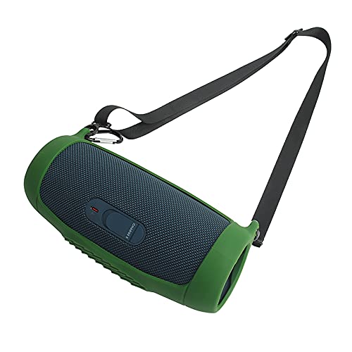 Custodia In Silicone Per JBL Charge 5, Protettiva Morbida Con Tracolla E Moschettone, Adatta Per Viaggi