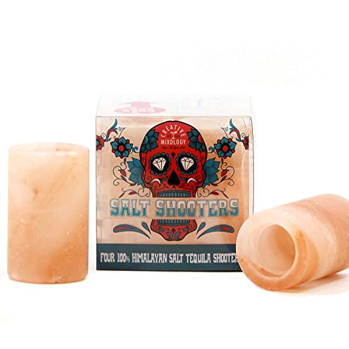 The Spice Lab Pink Himalayan Salt Tequila Shot Glasses - Just Pour, Shoot and Bite a Lime - Naturally Anti-Bacterial – The Perfect Tequila Shot Glass for your Bar- 4 Pack - Thumbnail 3