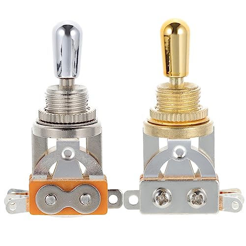 ERINGOGO 2個エレキギター ウェイ トグルスイッチ メタル製 ピックアップセレクター交換用 部品 プ対応