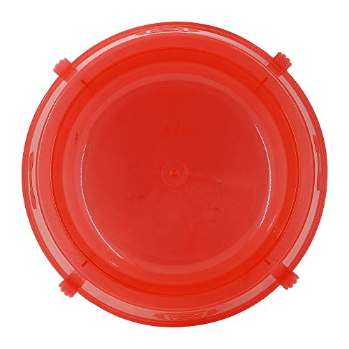 Comedouro Para Cachorro Patinhas - 1000 Ml Vermelho
