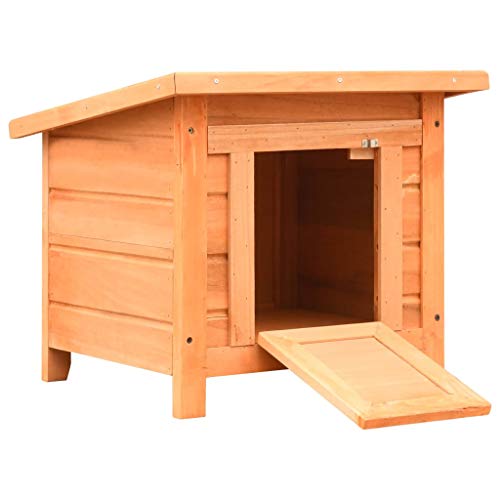 Cat House Solid Pine & Fir Wood 19.7