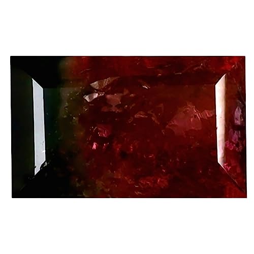 Pierre précieuse tourmaline pastèque naturelle de 0.97 ct brute non traitée