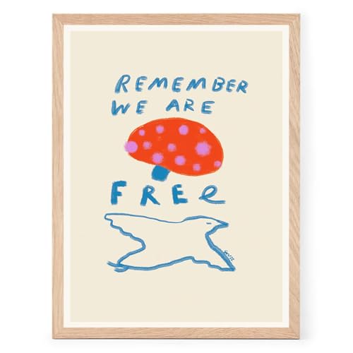 THE POSTER CLUB �|�X�^�[�N���u Remember You are Free 30×40cm Das Rotes Rabbit