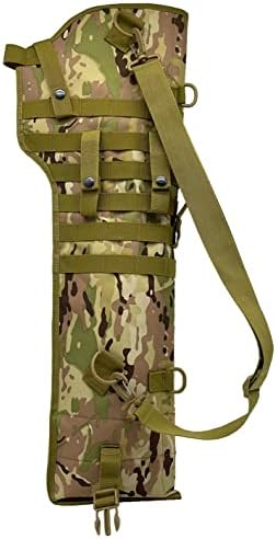 Silfrae Tactical Shotgun Rifle Scabbard Bag Shoulder Bag (Camo Brown)