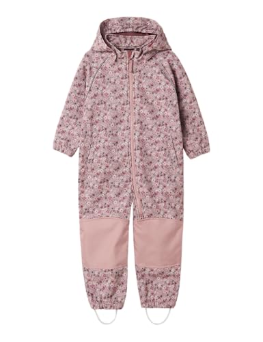 NAME IT Mädchen Nmfalfa08 Softshell Suit AOP 1Fo Noos, Woodrose, 116