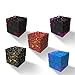 Magic Figet Cube Finger Toy Aluminum Alloy Metal Office Square Camouflage Flip Cubic Stress Relief Desk Toys (Green)