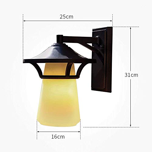 Éclairage d'allumage imperméable extérieur E27 anti-intempéries pour façade et cour - 7