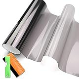 Headlights, Tail Lights, Fog Lights Tint Vinyl Film, Self Adhesive (Small 12''X48'', GLOSS Black)