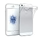 Produktbild EAZY CASE Hülle kompatibel mit iPhone 5 / 5S / SE (2016) Schutzhülle Silikon, Ultra dünn Slimcover, Handyhülle, Silikonhülle, Backcover, Transparent/Durchsichtig, Transparent