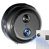 Überwachungskamera, automatische Nachtsicht, 4,6 x 4,6 x 2,6 cm, kabelloses Ultra-HD-Gerät, Heimbüroausrüstung, Küchenwohnbedarf mit einfacher Bedienung, Schlafzimmer-Badezimmer-Zubehör für
