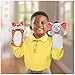 Melissa & Doug Zoo Friends Hand Puppets (Set of 4) - Elephant, Giraffe, Tiger, and Monkey