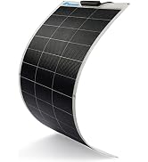 Nicesolar Flexibel zonnepaneel, 110 W, 12 V, 110 watt, 12 volt, monokristallijn flexibel zonnepaneel