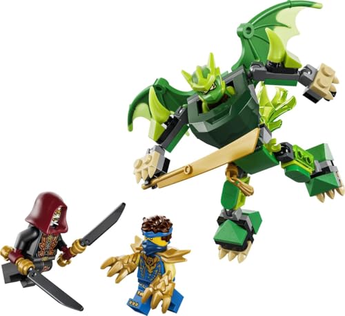 Image of LEGO NINJAGO Lloyd's Dragon Mech Battle Pack - Action Figure Playset with 3 Minifigures - 71862