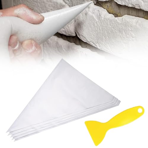 Mörtelbeutel,Fugenfüller-Beutel,Profi Fugenbeutel,Fugenfüller Beutel,Strapazierfähiger,Reißfester Zement Siegelbeutel,Reißfester Zementsiegelbeutel,5 Stück