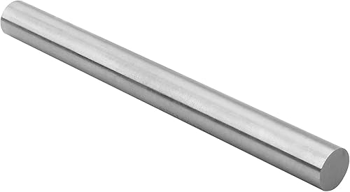 Miniatura 8 de Auniwaig 2 varillas de acero redondas HSS, 0.433 in de diámetro de barra de torno de 5.906 in de largo, para engranajes de eje, taladradora, máquina