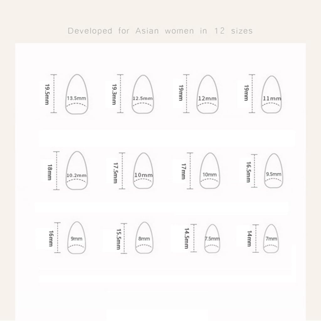 Glamouring Nails Ice Blue Ice Mist Effect Detachable French Manicure Set False Nails For Event Travel