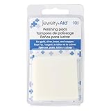 The Beadsmith Shine Rite - Tamponi per lucidatura, quadrati in schiuma pretrattata da 5 cm, con micro abrasivi, da utilizzare per illuminare, lucidare e rimuovere l'ossidazione dei componenti dei