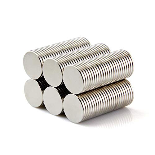 Elsatsang 50pcs Disc Rare Earth Neodymium Super strong Magnet N35 Craft Models 10mm x 1mm Cover