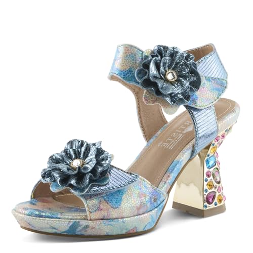 Spring Step L'Artiste Women's SMASHING Metallic Leather Sandals - Opulent