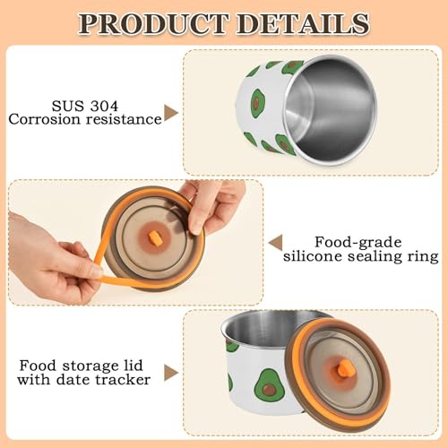 Envase de acero inoxidable para café DOMIKING 900 ml miniatura 4