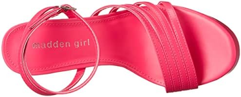 Madden Girl Women's Jadda Heeled Sandal, Hot Pink, 7 | Image 4