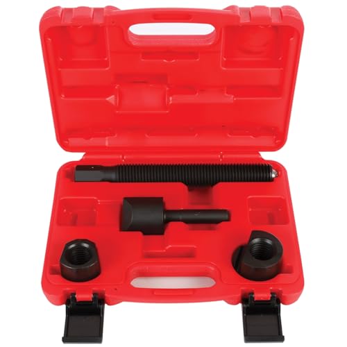 K Tool International 70385 Dual Wheel Hub Separator Set for Garages, Repair Shops, and DIY, 1 Piece Pusher, 1-1/8" D x 11 Threads, Drop Forged Body, Heavy/Light Duty Truck, Bus, Van, or Trailer