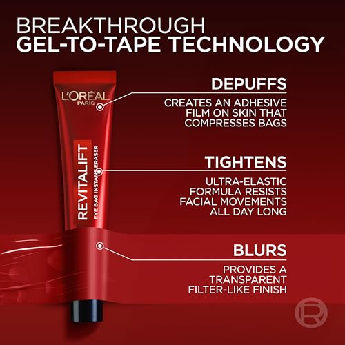 L'Oreal Paris Revitalift Triple Power Eye Bag Instant Eraser .5 Oz + Sample | Eye Tightener Treatment to Firm Bags, Treats Wrinkles, Crow’s Feet, Puffiness, Sagging & Crepey Skin - image 7