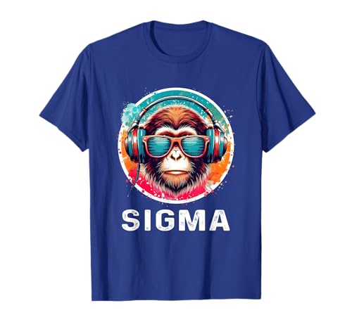 Monkey Sigma Shirt Funny Rizzler Brainrot Rizz Shirt Mono Camiseta