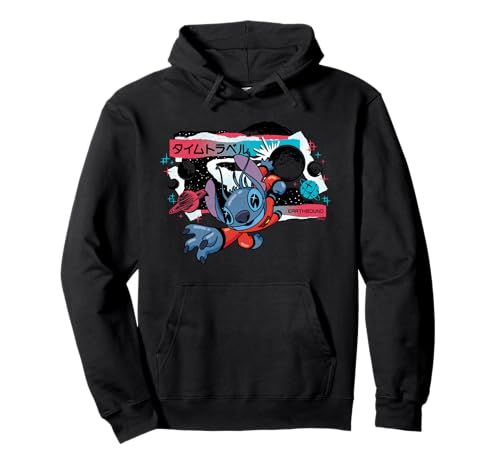 Sweat Stitch Disney Techno Time Travel parfait pour le look streetwear lyc&eacute;e