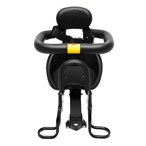 NadineDutol Siège de vélo avant pour enfant, monté à l'avant, amovible, convient pour les vélos de ville, vélos pliants Cruiser 30 kg