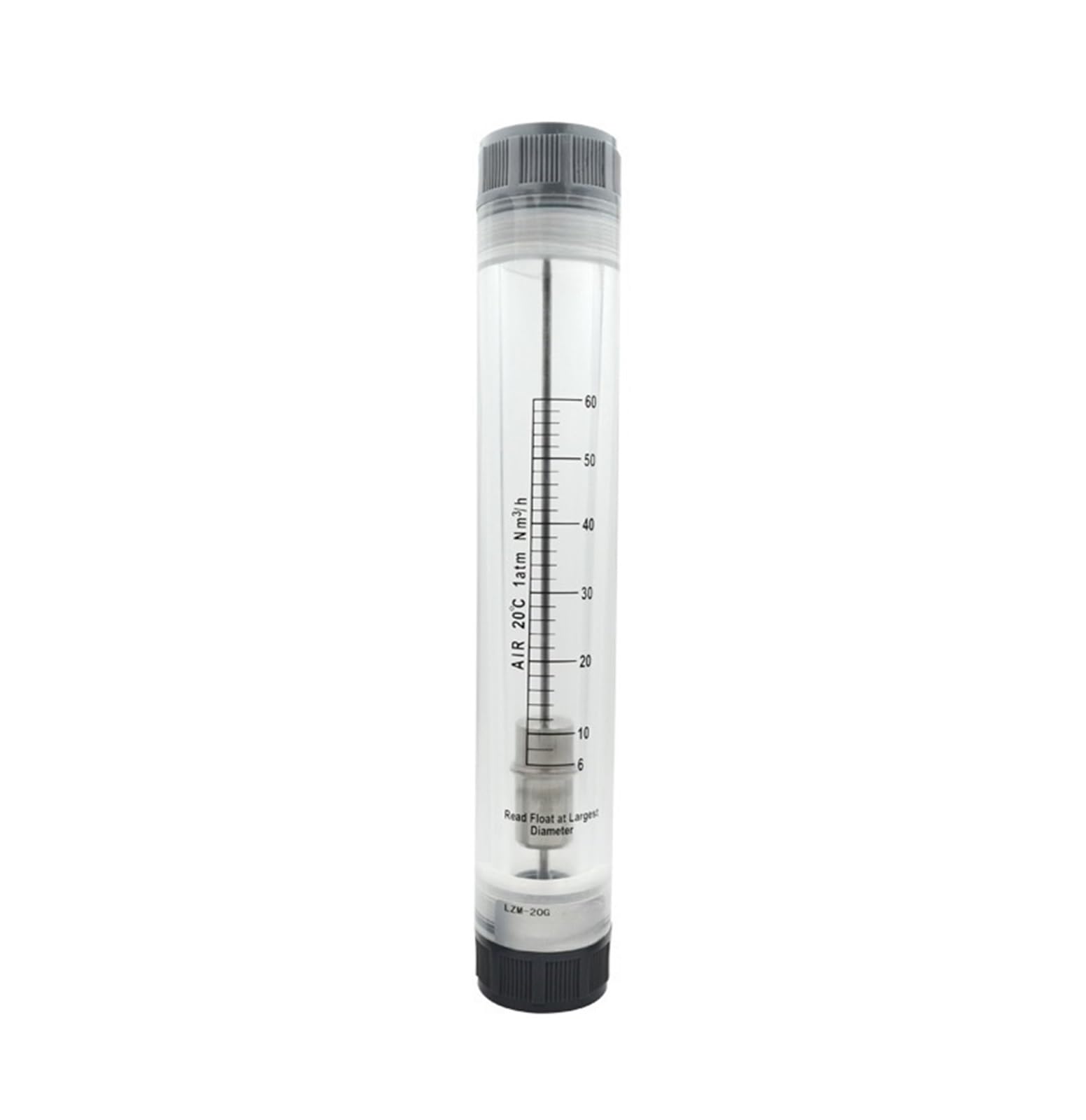 Medidor de caudal de gas de tubería, medidor de caudal de rotor, medidor de caudal de tubería(LZM-25G 10-100m3/H)