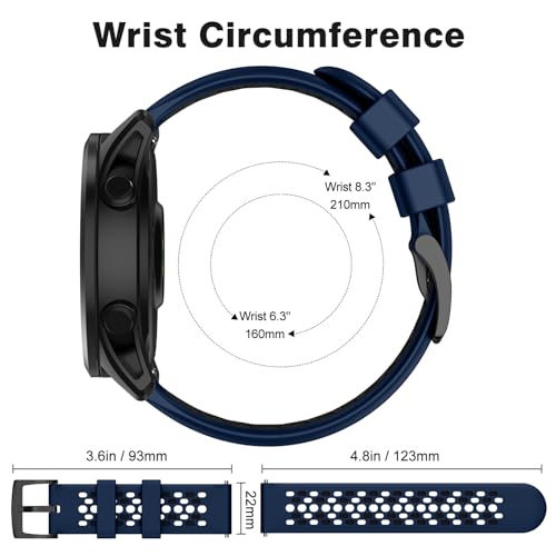 Correa de silicona para Garmin Vivoactive 4 22mm miniatura 6