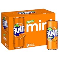 Fanta Orange Cans, 8x250ml