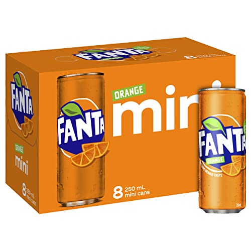 Fanta Orange Cans, 8x250ml