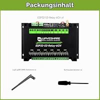 Waveshare Industrial 6-Channel ESP32-S3 WiFi Relay Module, Onboard RS485/Pico Hat Interfaces, with Multiple Isolation Protection Circuits, Industrial-Grade, Rail-Mount Case – Ansicht 2