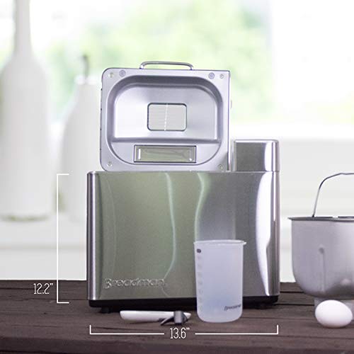 BREADMAN Professional Bread Maker with Collapsible Kneading Paddles and Automatic Fruit and Nut Dispenser, BK1060BC by Breadman - Image 7