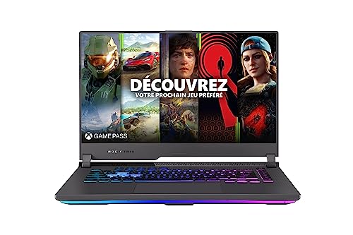 ROG STRIX-G15-G513RM-HQ264W PC portatile Gamer 15'' 2.5k WQHD 165Hz & 3ms (AMD Ryzen 7-6800H, RTX 3060 6G, RAM 16GB DDR5, 512GB SSD PCIe, Windows 11 Home) Tastiera AZERTY RGB 4 Zone - Notebook - Immagine 1