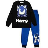 SONIC THE HEDGEHOG Pijama personalizado para niños, 5-6 Years
